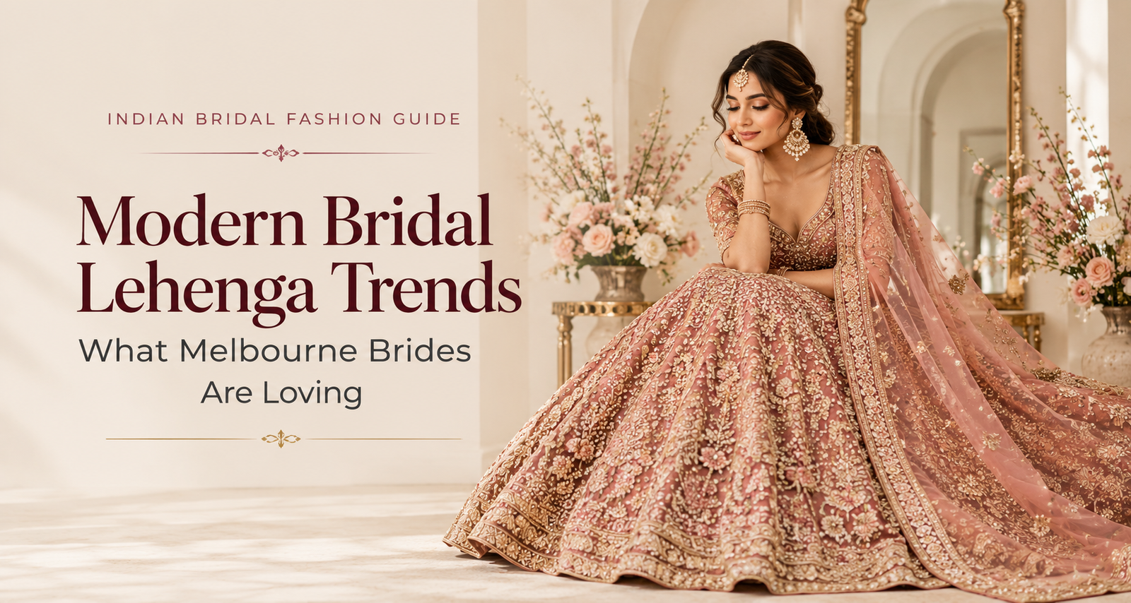 Modern bridal lehenga styling guide