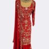 Handwork salwar suit with salwar work