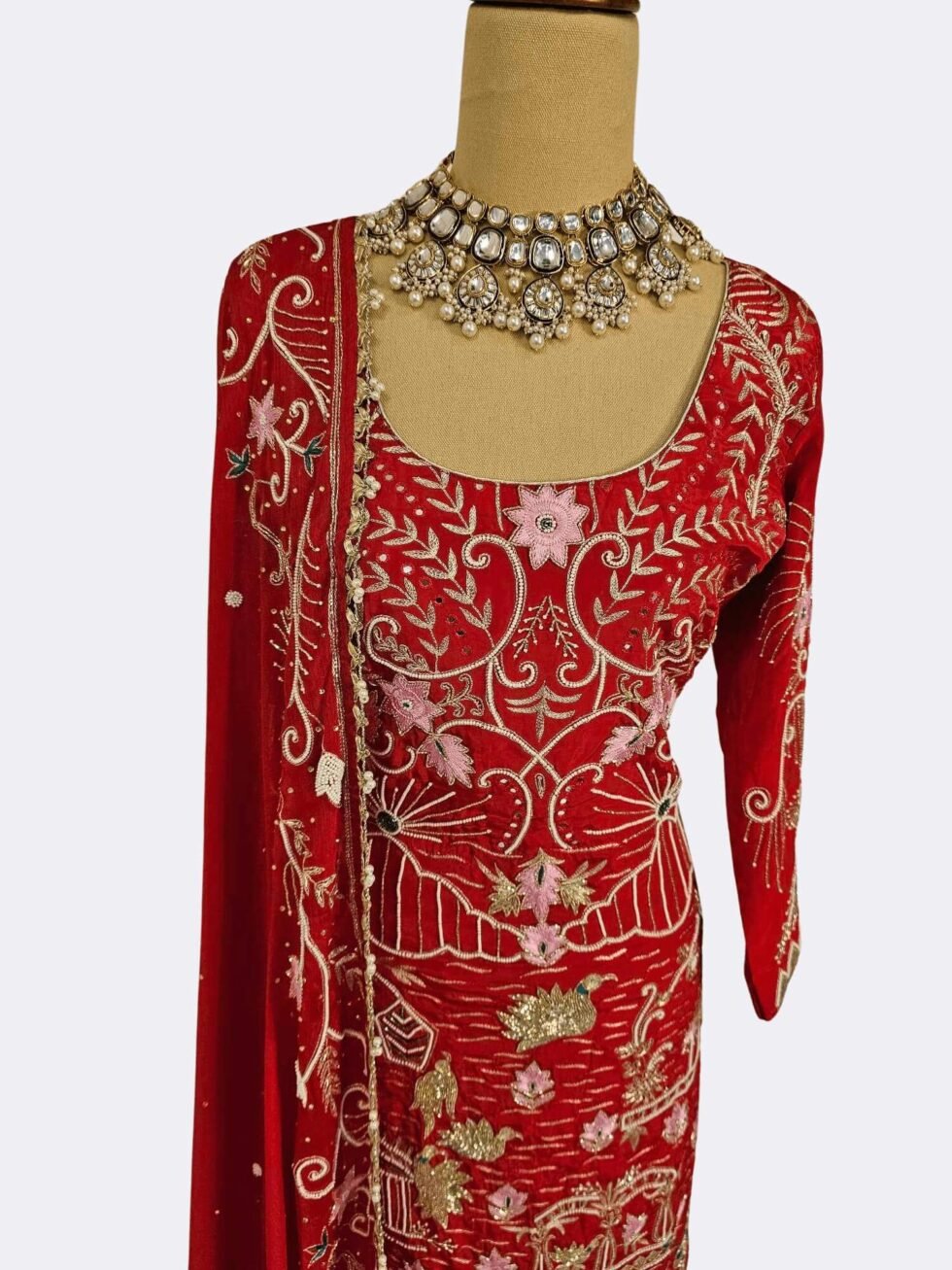 Pakistani contrast sharara